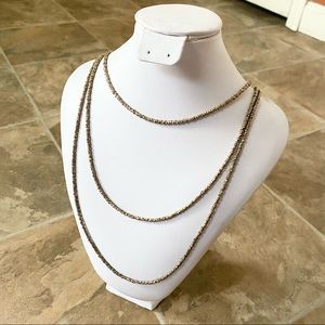 SOLD Triple Strand Necklace by Robindira Unsworth